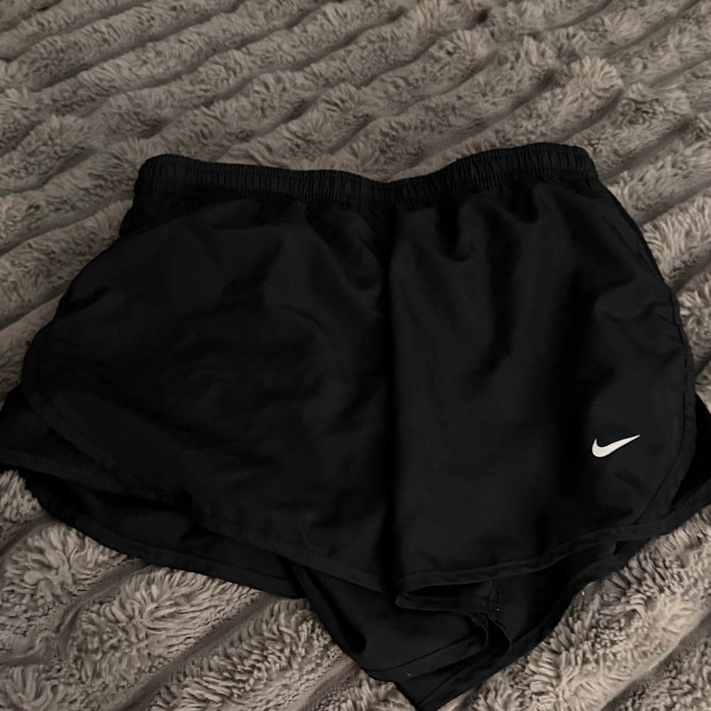 Nike YOUTH LINED Black Running Shorts YOUTH LARGE